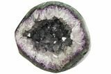 Amethyst Geode With Polished Face - Uruguay #151293-2